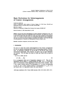 Journal of Algebraic Combinatorics, 2 (1993), 291-320