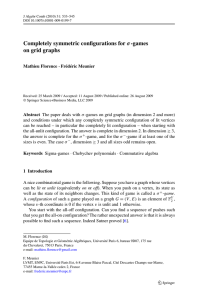 σ on grid graphs Mathieu Florence · Frédéric Meunier