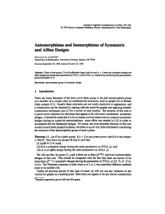 Journal of Algebraic Combinatorics 3 (1994), 307-338