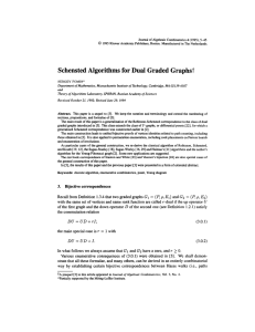 Journal of Algebraic Combinatorics 4 (1995), 5-45