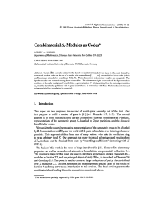Journal of Algebraic Combinatorics 4 (1995), 47-68