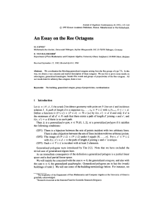 Journal of Algebraic Combinatorics 4 (1995), 145-164