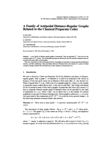 Journal of Algebraic Combinatorics 4 (1995), 317-327