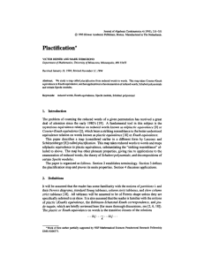 Journal of Algebraic Combinatorics 4 (1995), 331-351