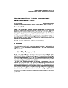 Journal of Algebraic Combinatorics 5 (1996), 149-165