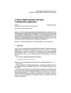 Journal of Algebraic Combinatorics 5 (1996), 175-189