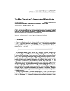 Journal of Algebraic Combinatorics 5 (1996), 251-284