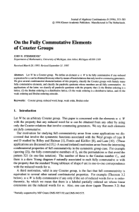 Journal of Algebraic Combinatorics 5  (1996),  353-385