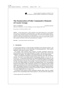 The Enumeration of Fully Commutative Elements of Coxeter Groups