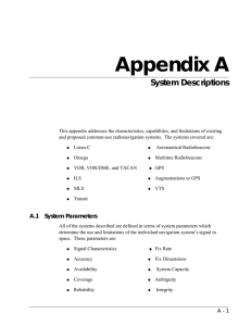 Appendix A System Descriptions