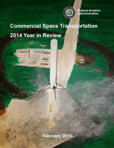 Commercial Space Transportation 2014 Year in Review February 2015 Federal Aviation