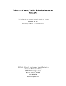 Delaware County Public Schools directories MSS.171