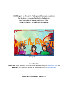 2015 Report on Research Findings and Recommendations