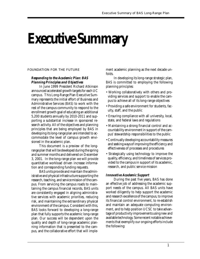 Executive Summary