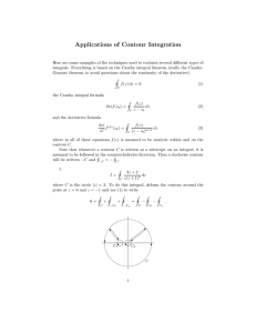 Applications of Contour Integration