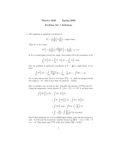 Physics 5040 Spring 2009 Problem Set 1 Solutions