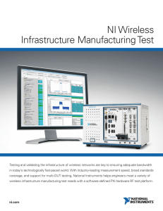 NI Wireless Infrastructure Manufacturing Test