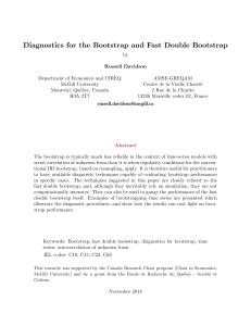 Diagnostics for the Bootstrap and Fast Double Bootstrap