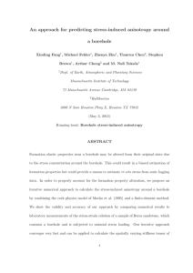 An approach for predicting stress-induced anisotropy around a borehole