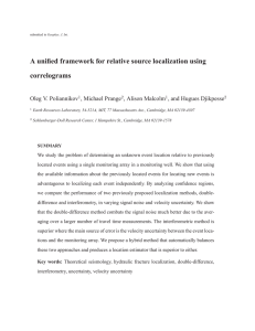 A unified framework for relative source localization using correlograms Oleg V. Poliannikov