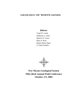 New Mexico Geological Society Fifty-third Annual Field Conference October 3-5, 2002