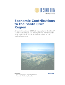 Economic Contributions to the Santa Cruz Region