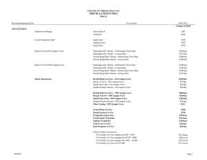 MISCELLANEOUS FEES