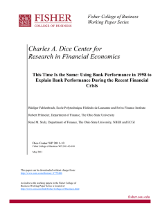 Charles A. Dice Center for Research in Financial Economics