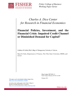 Charles A. Dice Center for Research in Financial Economics