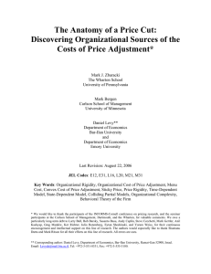 The Anatomy of a Price Cut: Discovering Organizational Sources of the