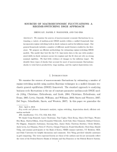 SOURCES OF MACROECONOMIC FLUCTUATIONS: A REGIME-SWITCHING DSGE APPROACH