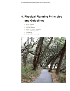 4. Physical Planning Principles and Guidelines