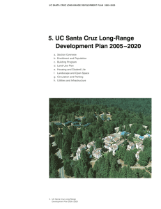 5. UC Santa Cruz Long-Range Development Plan 2005–2020