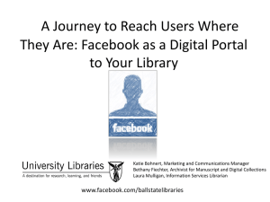 A Journey to Reach Users Where to Your Library