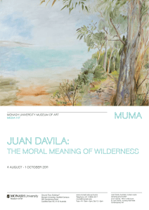 Jua n Davila: The Moral Meaning of Wilderness