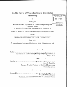 17 On  the  Power  of  Centralization ... Processing Kuang  Xu