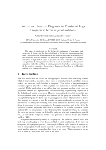Positive and Negative Diagnosis for Constraint Logic