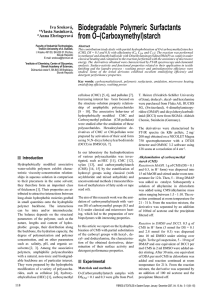 cellulose (CMC) [5, 6], and pullulan [7]. T. Heinze (Friedrich–Schiller University