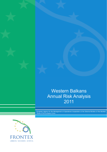 Western Balkans Annual Risk Analysis 2011