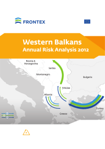 Western Balkans Annual Risk Analysis 2012
