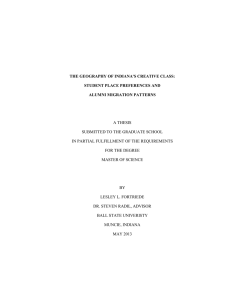 A THESIS SUBMITTED TO THE GRADUATE SCHOOL