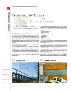 Cyber Security Threats for  Protective Relays