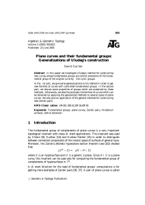 T A G Plane curves and their fundamental groups: