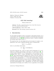 T A G sl(3) link homology