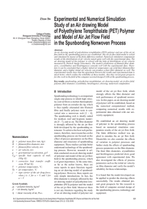 Experimental and Numerical Simulation Study of an Air drawing Model