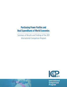 Purchasing Power Parities and Real Expenditures of World Economies International Comparison Program