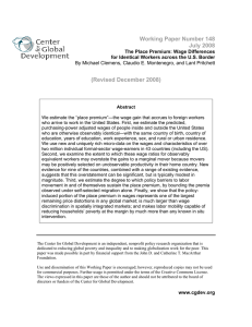Working Paper Number 148 July 2008 (Revised December 2008)