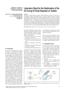 Laboratory Stand for the Optimisation of the