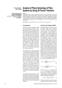 n Introduction 2D Fourier Transform (2DFT)