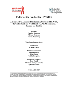 Following the Funding for HIV/AIDS